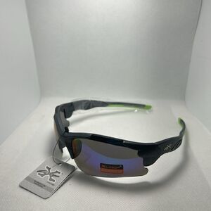 X-Loop Mens Rimless Mirrored Sunglasses